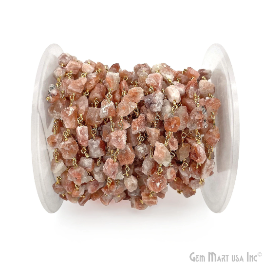 Sunstone 6-8mm Nugget Rough...