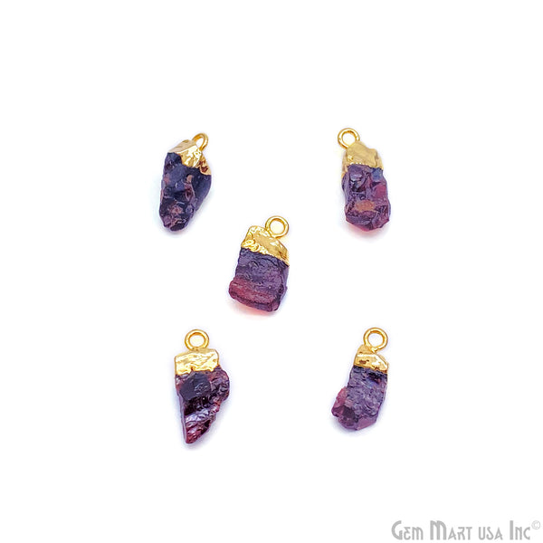 Garnet Gemstone 8x5mm Gold...