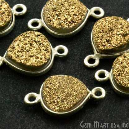 druzy connector beads, druzy connector