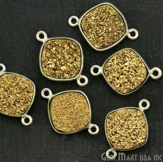 druzy connector beads, druzy connector