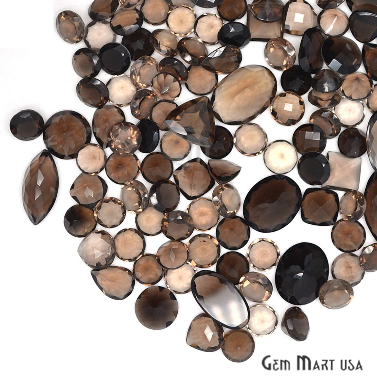 Mixed Gemstone, 100% Natural Semi Precious Gems, Faceted Loose Gems, 10-20mm, Mixed, 100 Carats