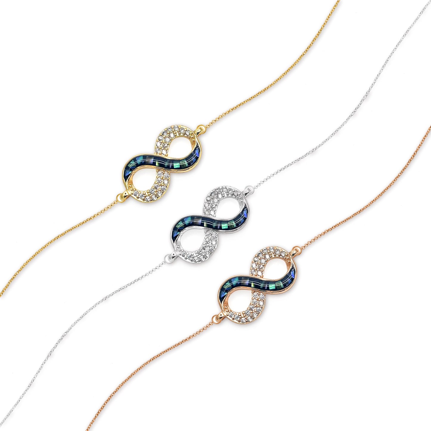 Infinity Charm Pendant 11x22mm Double Bail Bracelet Charm Jewelry GemMartUSA