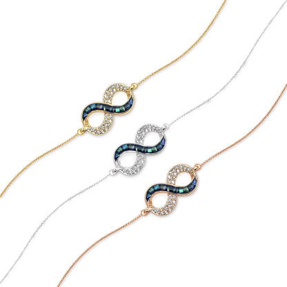 Infinity Charm Pendant 11x22mm Double Bail Bracelet Charm Jewelry GemMartUSA