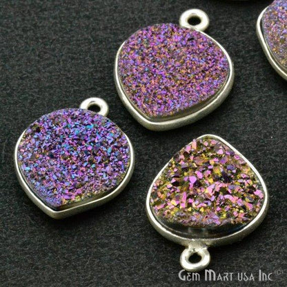 druzy connector beads, druzy connector