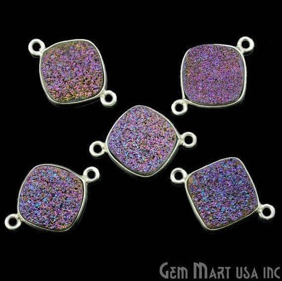 druzy connector beads, druzy connector