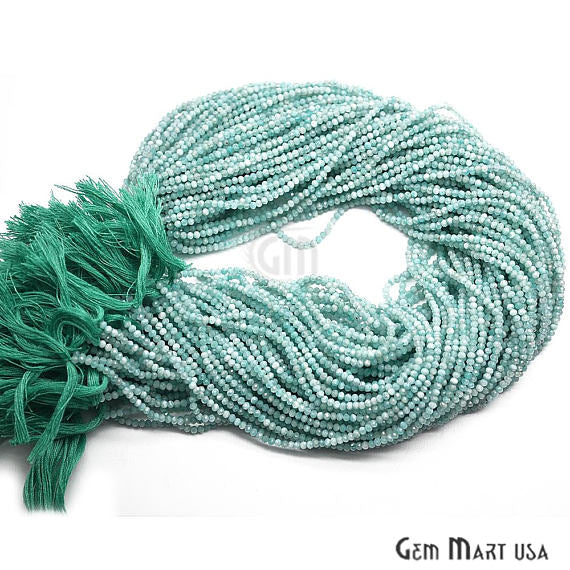 Rondelle Beads, 12-13 Inch Bead Strands, Natural Strung Gemstone, 2-2.5mm, Faceted, GemMartUSA (70000)