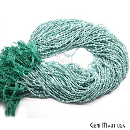 Rondelle Beads, 12-13 Inch Bead Strands, Natural Strung Gemstone, 2-2.5mm, Faceted, GemMartUSA (70000)