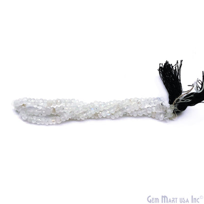 Rondelle Beads, 12-13 Inch Gemstone Strands, Drilled Strung Nugget Beads, Faceted Round, 3mm