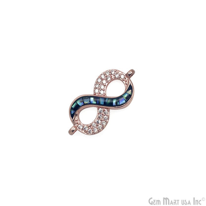 Infinity Charm Pendant 11x22mm Double Bail Bracelet Charm Jewelry GemMartUSA