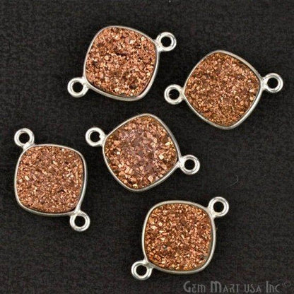 druzy connector beads, druzy connector