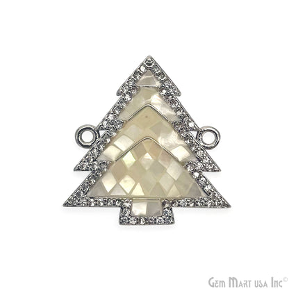 Christmas Tree Charm Pendant 22mm Double Bail Bracelet Charm Jewelry GemMartUSA