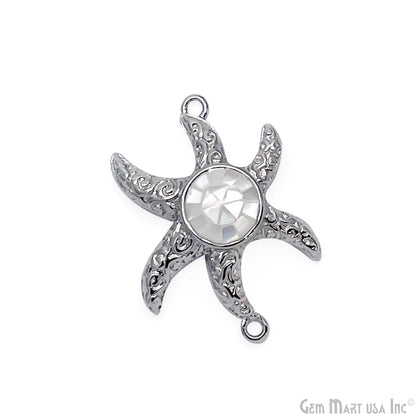 Starfish Charm Finding, 25mm Star Pendant, Bracelet Charm Jewelry GemMartUSA