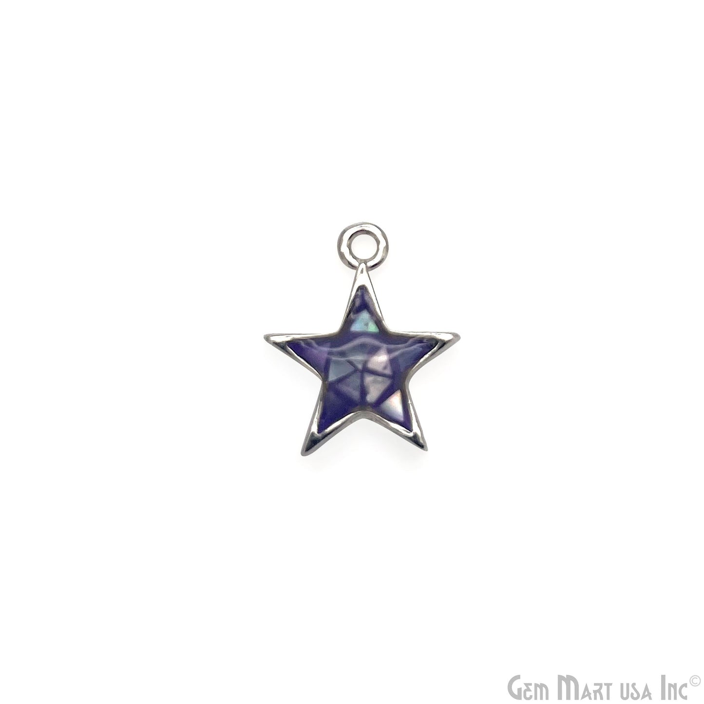 Shell Star Shape 12mm Single Bail Connector Charm Jewelry GemMartUSA