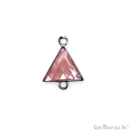 Shell Triangle Shape 15x11mm Double Bail Connector Charm Jewelry GemMartUSA