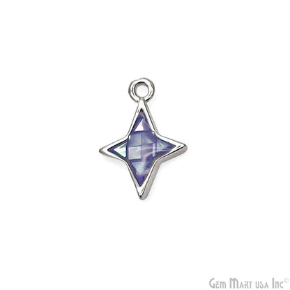 Star shape Charm Shell 14x10mm Single Bail Connector Charm Jewelry GemMartUSA