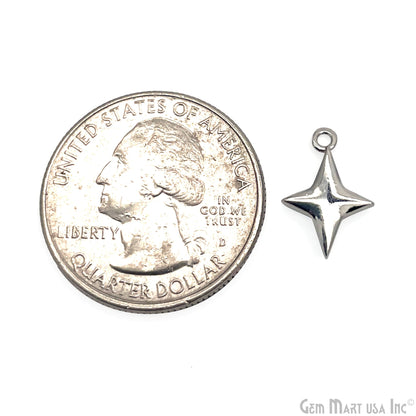 Star shape Charm Shell 14x10mm Single Bail Connector Charm Jewelry GemMartUSA