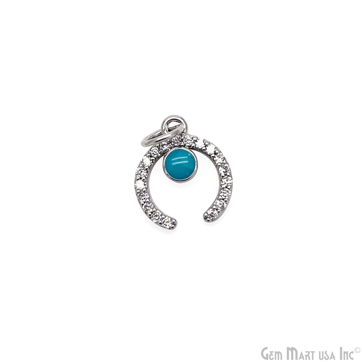 Horn Shape Charm Dainty Crescent Moon Necklace Pendant Jewelry GemMartUSA