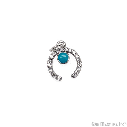 Horn Shape Charm Dainty Crescent Moon Necklace Pendant Jewelry GemMartUSA