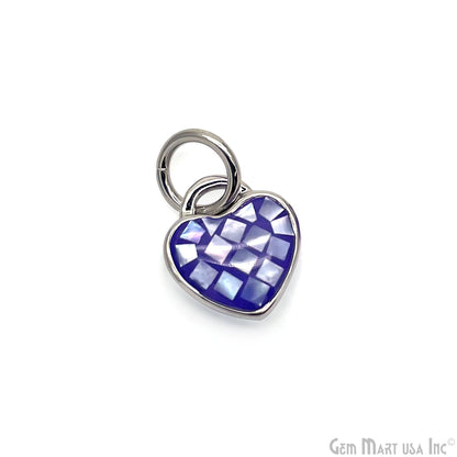 Heart Charm Pendant 10mm Single Bail Bracelet Charm Jewelry GemMartUSA