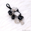 Selenite & Black Tourmaline Crystals Car Hanger Wire Wrapped Tumbled Cage Sun Catcher car hanger
