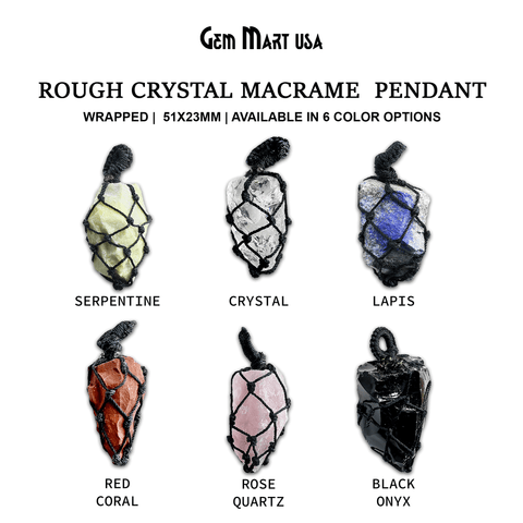 DIY Macrame Cage Crystal Holder Necklace Stone Holder Macrame Pendant