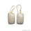 Wonder Sapphire 28X16MM Gold Plated Gemstone Dangle Hook Earrings (WSER-90571)