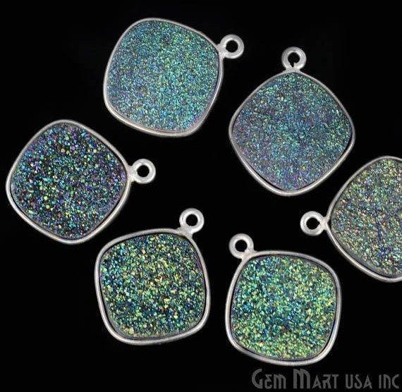 druzy connector beads, druzy connector