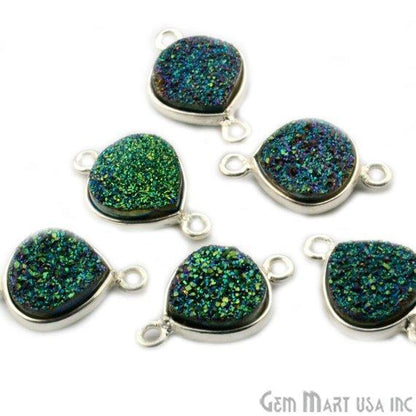 druzy connector beads, druzy connector