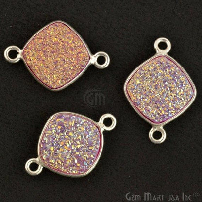 druzy connector beads, druzy connector