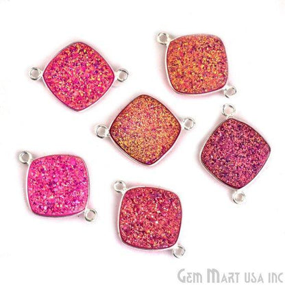 druzy connector beads, druzy connector