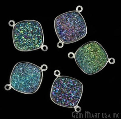 druzy connector beads, druzy connector