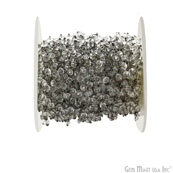 Crystal Faceted Beads Oxidized...