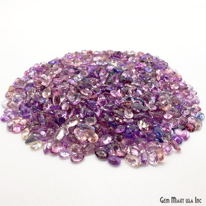 Multi Spinel Faceted Loose Stones, 4-6MM Natural Mix Gemstones, Wholesale Gem Supply