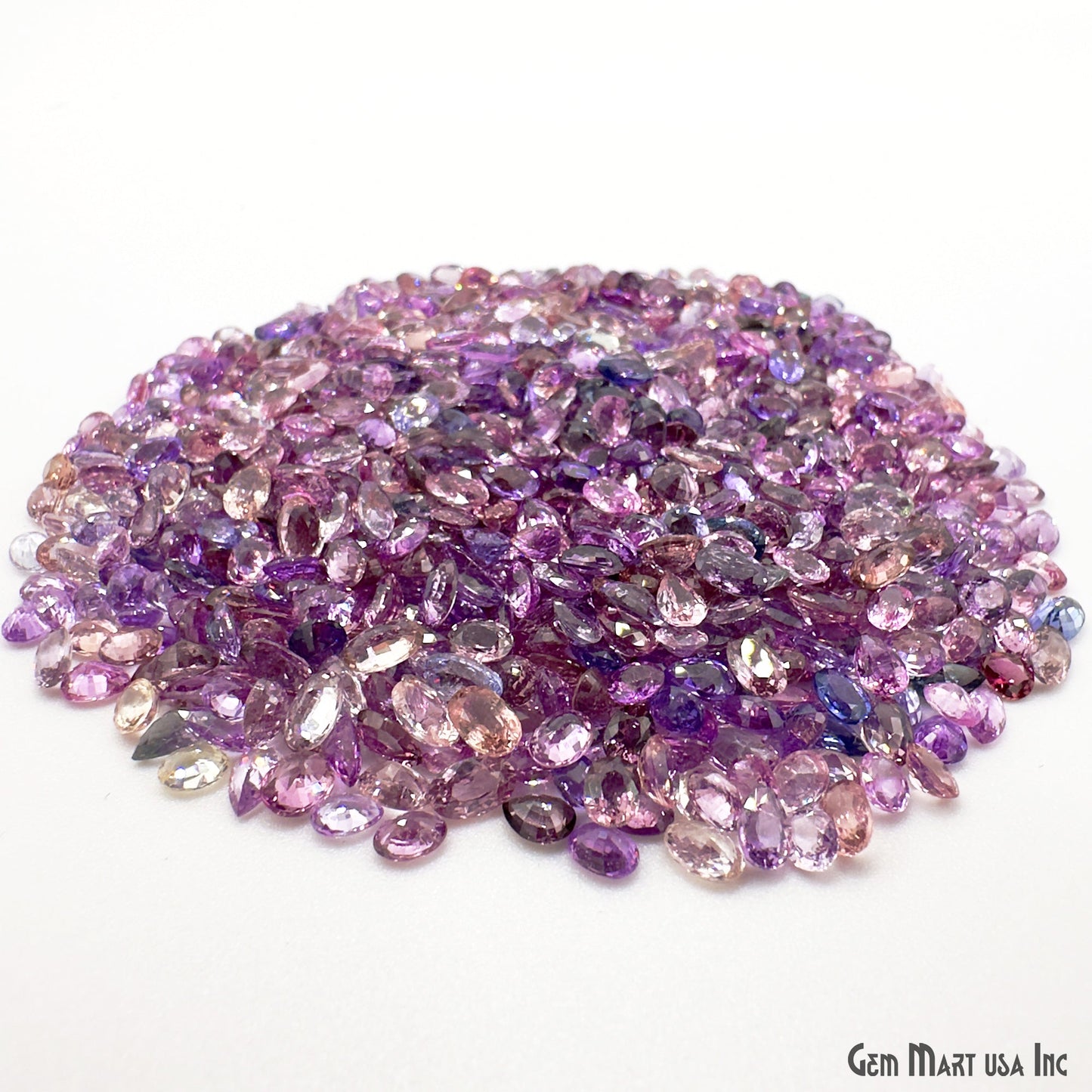 Multi Spinel Faceted Loose Stones, 4-6MM Natural Mix Gemstones, Wholesale Gem Supply
