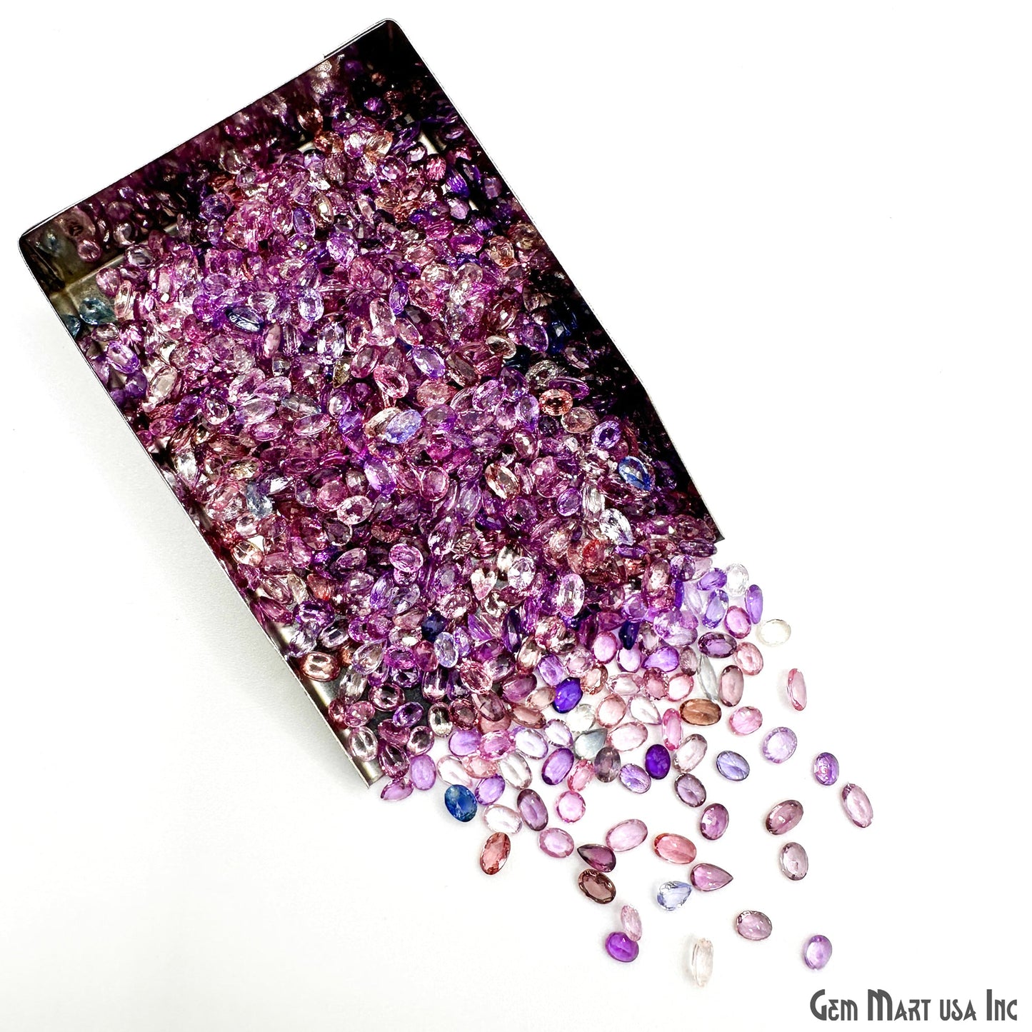 Multi Spinel Faceted Loose Stones, 4-6MM Natural Mix Gemstones, Wholesale Gem Supply