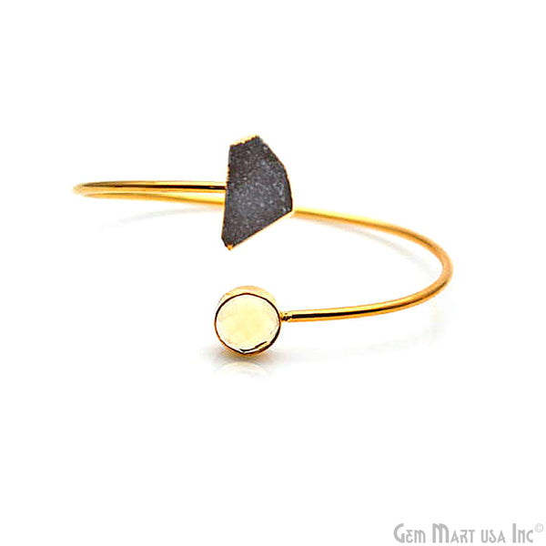 Gold Electroplated Adjustable Gemstone...