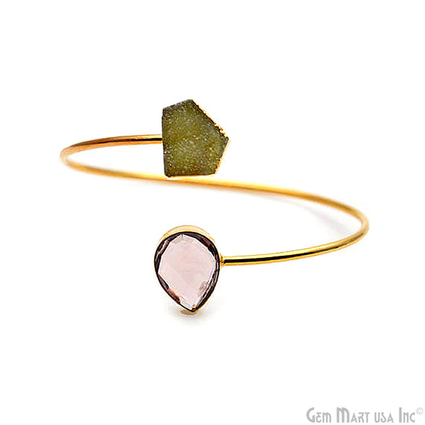 Gold Electroplated Adjustable Gemstone...