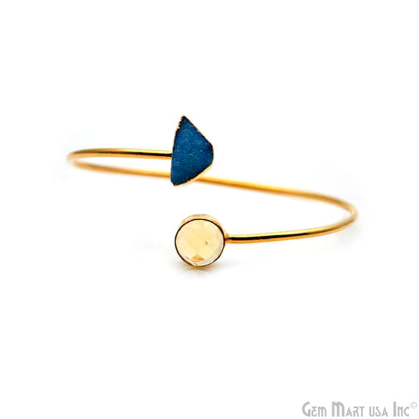 Gold Electroplated Adjustable Gemstone...