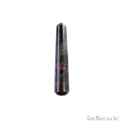 Natural Garnet Hand Made SPA Massage Wand Reiki Healing Crystal Relaxation Meditation Collection Gift, Healing Crystal, 4Inch