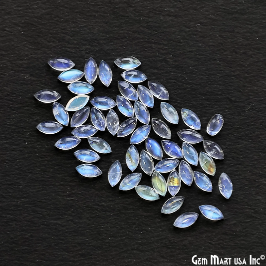Tanzanite Wholesale Gemstones, 100% Natural Precious Gems, Blue and Purple Faceted Loose Gems, 3x6mm, Marquise, 5 Carats