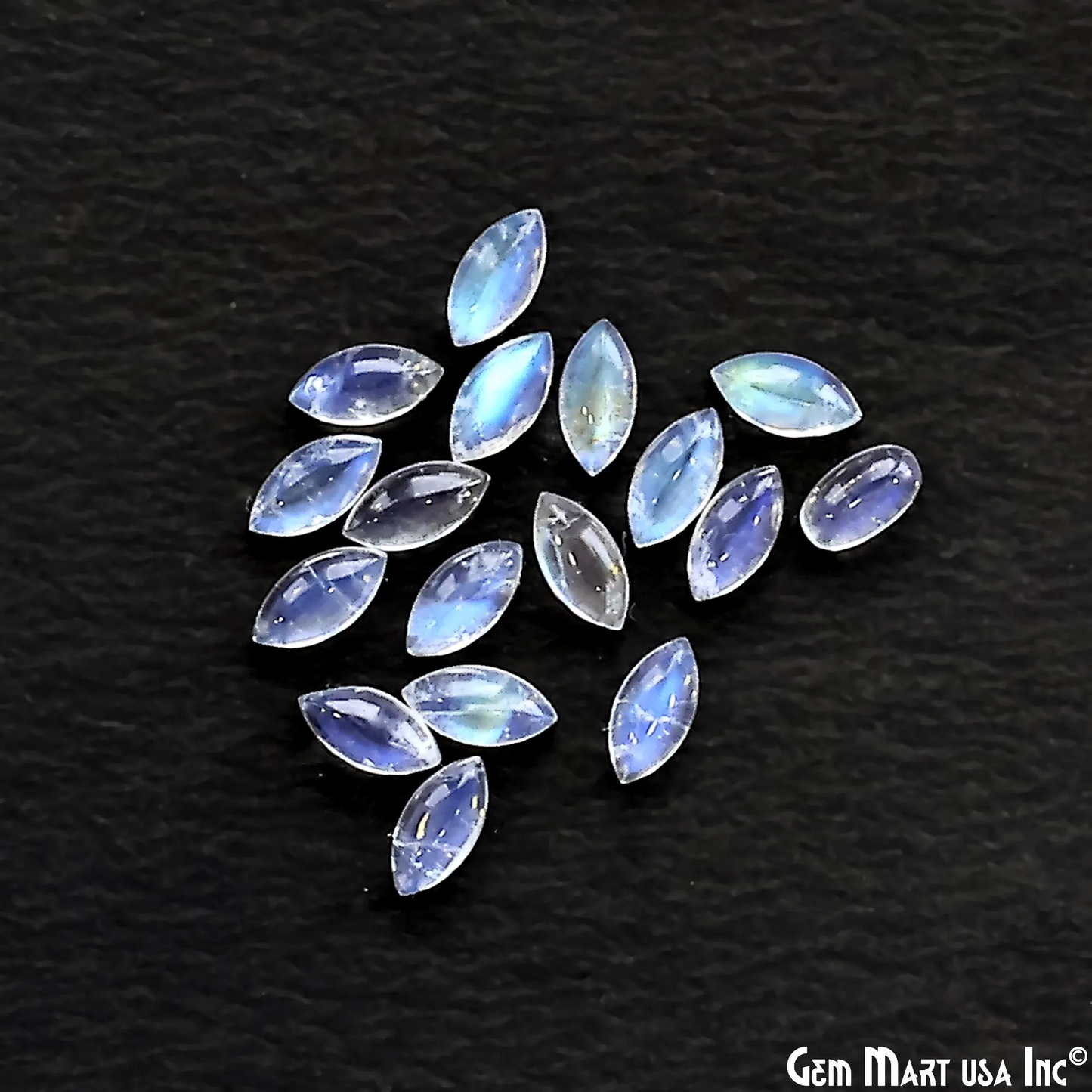 Tanzanite Wholesale Gemstones, 100% Natural Precious Gems, Blue and Purple Faceted Loose Gems, 3x6mm, Marquise, 5 Carats