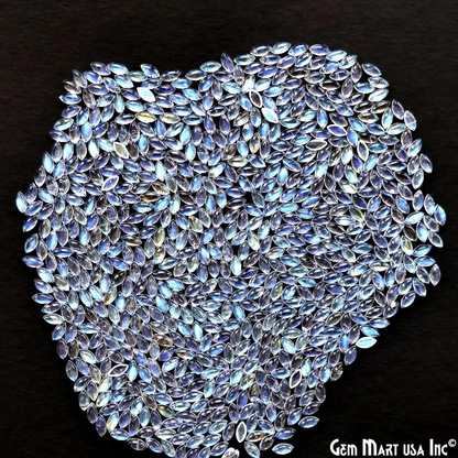 Tanzanite Wholesale Gemstones, 100% Natural Precious Gems, Blue and Purple Faceted Loose Gems, 3x6mm, Marquise, 5 Carats
