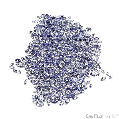 Tanzanite Wholesale Gemstones, 100% Natural Precious Gems, Blue and Purple Faceted Loose Gems, 3x6mm, Marquise, 5 Carats