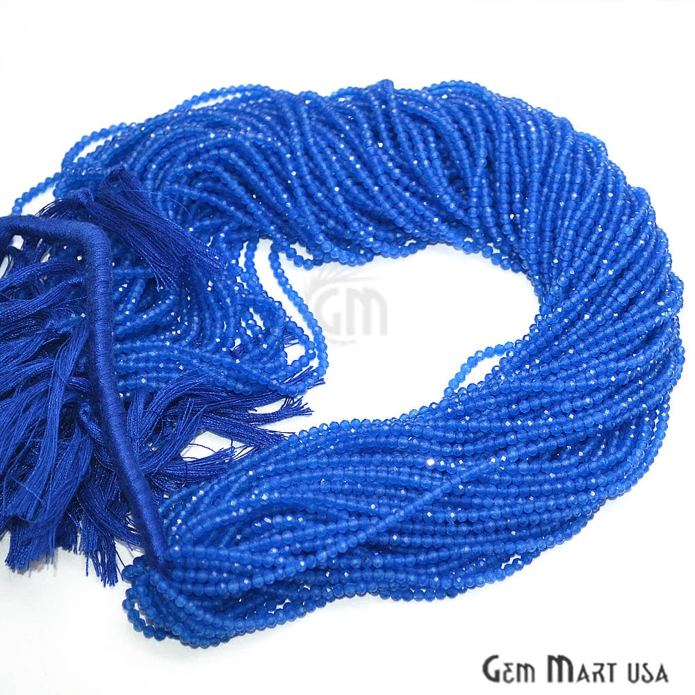 Rondelle Beads, 12-13 Inch Bead Strands, Natural Strung Gemstone, 2-2.5mm, Faceted, GemMartUSA (70000)