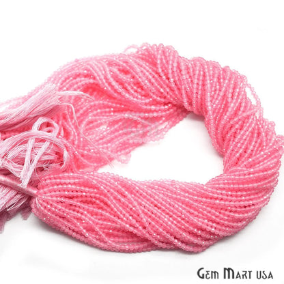 Rondelle Beads, 12-13 Inch Bead Strands, Natural Strung Gemstone, 2-2.5mm, Faceted, GemMartUSA (70000)