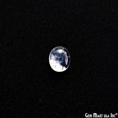 Rainbow Moonstone Wholesale Gemstones, 100% Natural Semi-Precious Gems, Rainbow Cabochons Loose Gems, 10x12mm, Oval, 1 Piece,