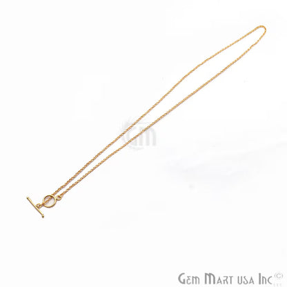 Toggle Necklace Gold Plated Link Chain Necklace