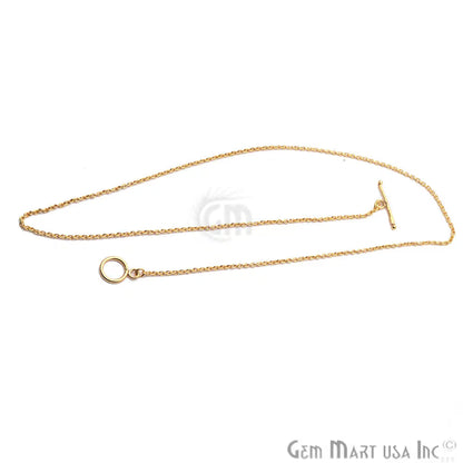 Toggle Necklace Gold Plated Link Chain Necklace