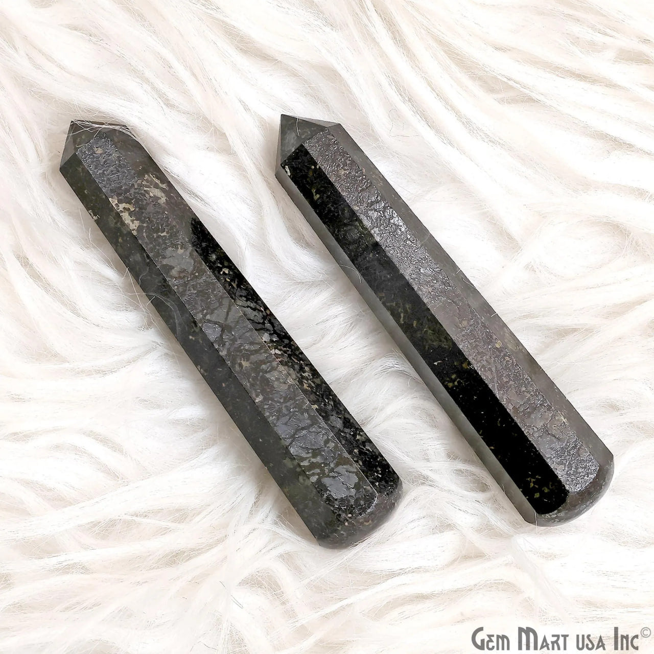 Black Pyrite Gemstone Jumbo Tower Crystal Tower Obelisk Healing Meditation Gemstones 4-5 Inch