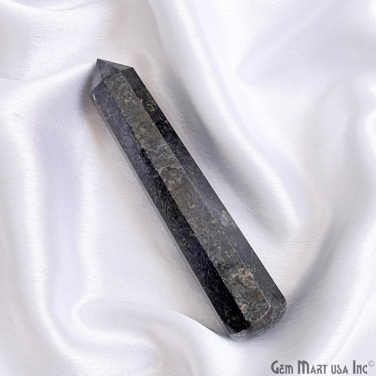 Black Pyrite Gemstone Jumbo Tower Crystal Tower Obelisk Healing Meditation Gemstones 4-5 Inch
